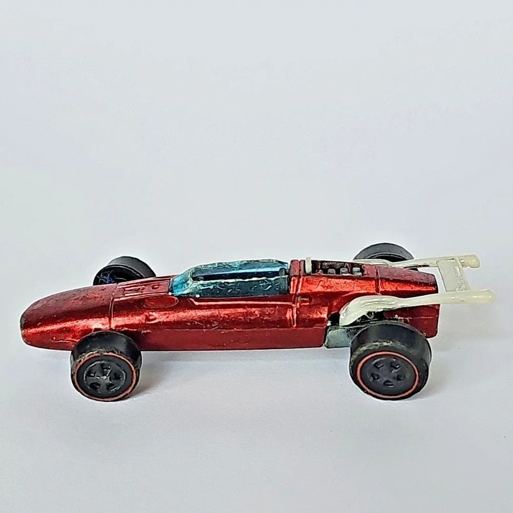 Vintage Hot Wheels Redline 1969 Indy Eagle Red Black‎ Interior Die Cast 1785